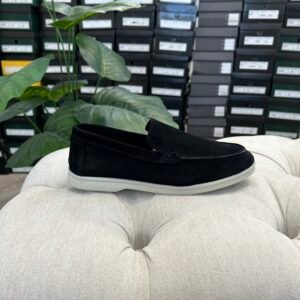 s03 chaussure en daim noir